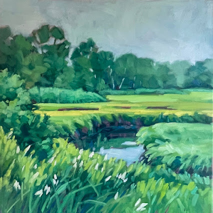 "Scarborough Marsh" original fine art by Mary Anne Cary