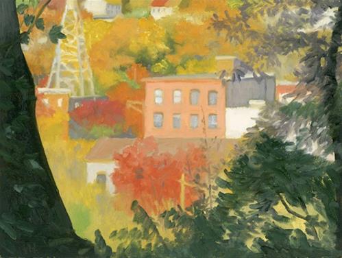 "A GLIMPSE OF MANYUNK" original fine art by Nancy Herman