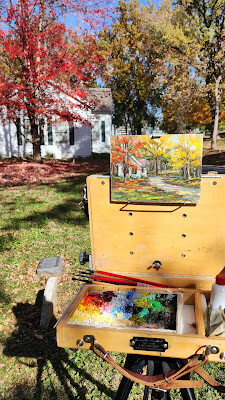 "Autumn at Union Hill" original fine art by Tammie Dickerson