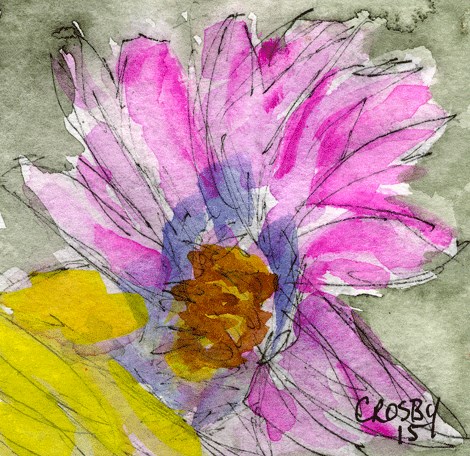 "Mortality Is Beautiful 2" original fine art by Donna Crosby