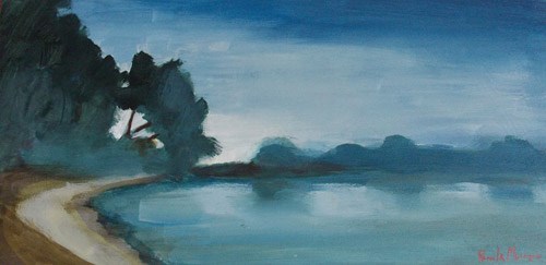 "Blue Evening" original fine art by Pamela Munger "Blue Evening" original fine art by Pamela Munger