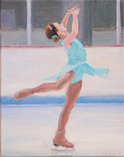 "Bella,figure,oil on canvas,10x8,price $500" original fine art by Joy Olney