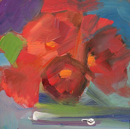 "3109 papered" original fine art by Lisa Daria