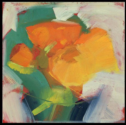 "2531 Glimmer Through" original fine art by Lisa Daria