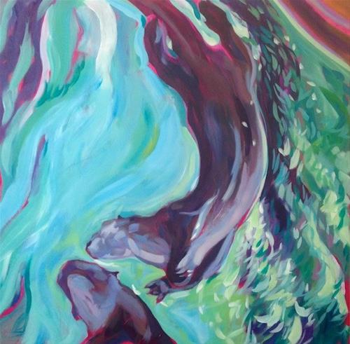 "Reaching a Conclusion" original fine art by Kat Corrigan