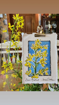 "Green Mustard" original fine art by Tammie Dickerson