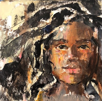 "Little Rosa" original fine art by Marcia Hodges