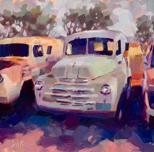 "Retired" original fine art by Deborah Ann Kirkeeide