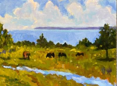 "The Girls" original fine art by Mary Sheehan Winn