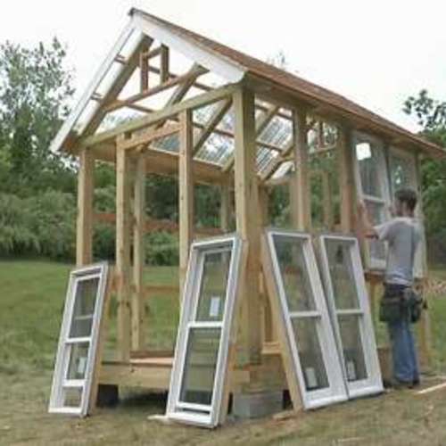 Build a Garden Shed - Windows and Door Furring - FineGardening