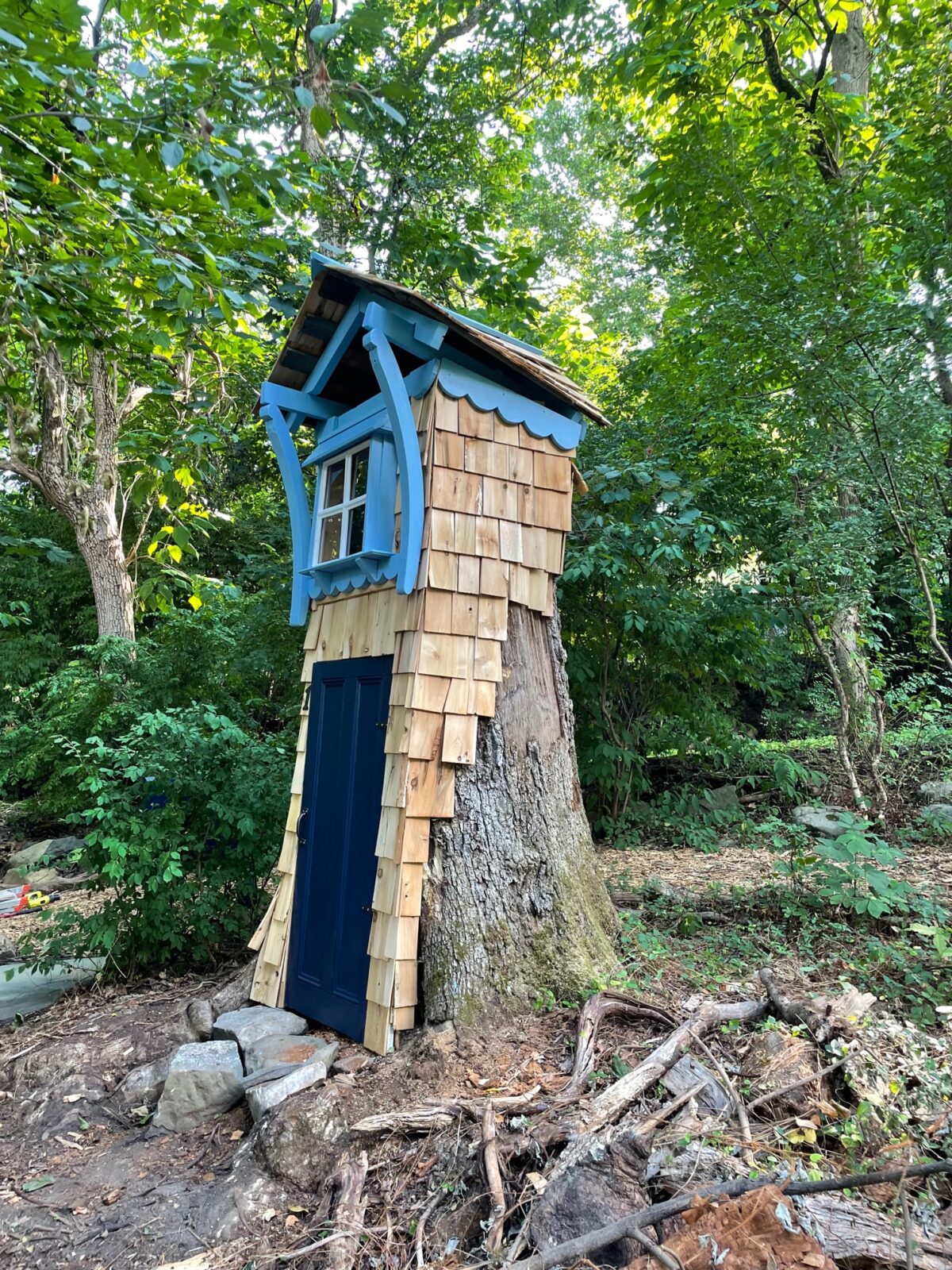 Creative Recycling in a Woodland Garden FineGardening