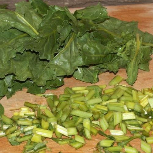 Wilted Greens with Garlic Fine Gardening
