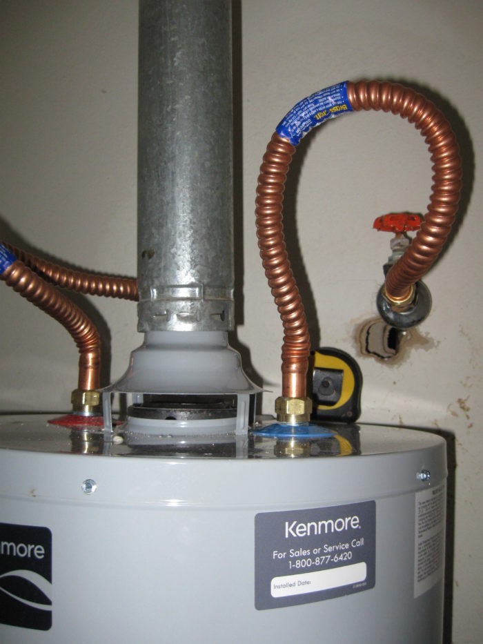 Hot Water Heater safety valve plumbed to drip pan Fine Homebuilding