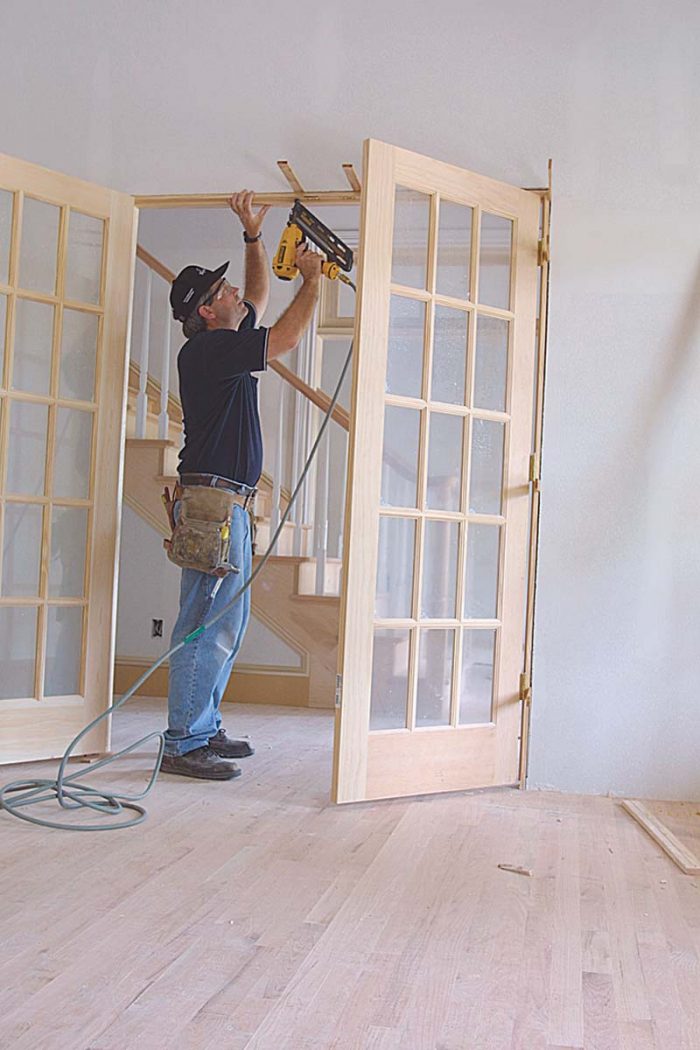 The Trick to Hanging French Doors Fine Homebuilding