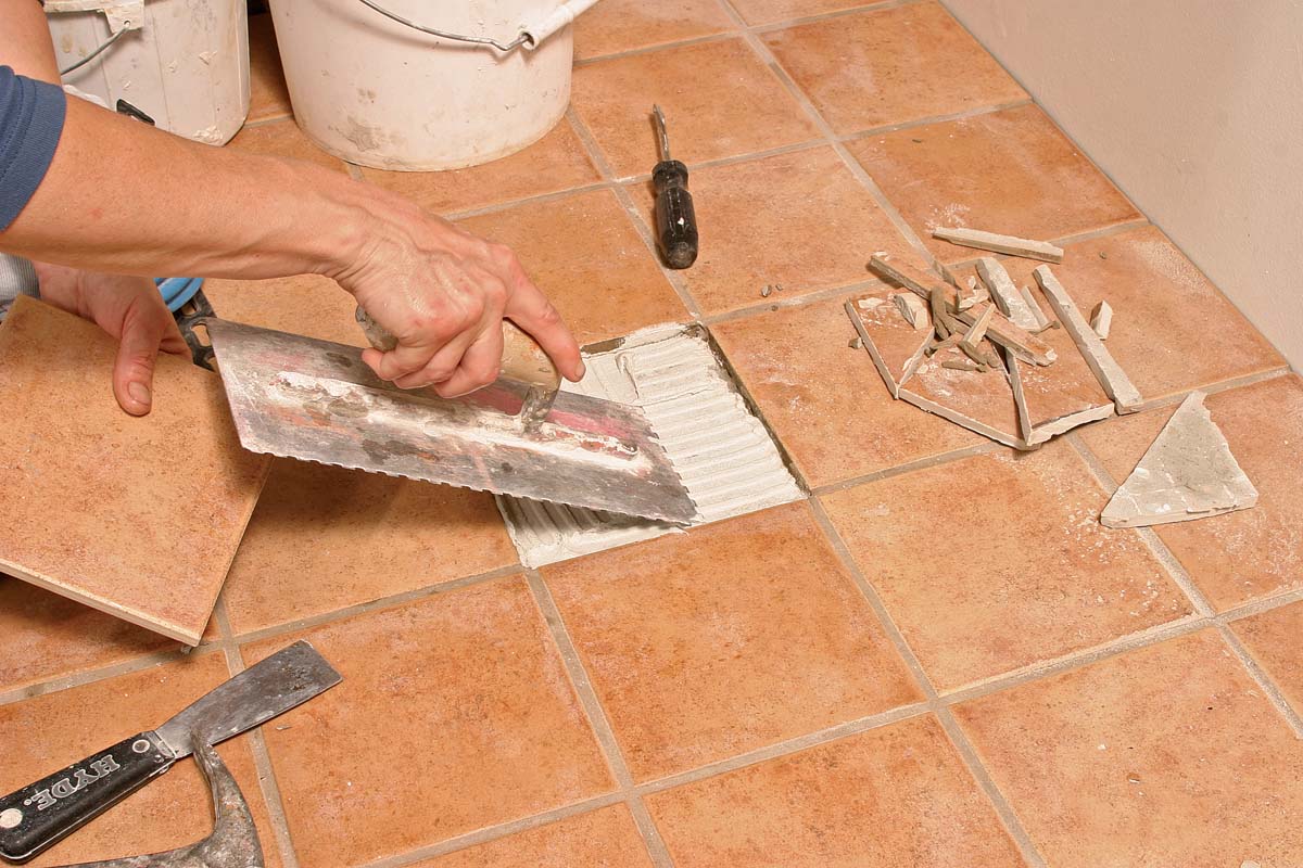 Replacing a Broken Tile Fine Homebuilding