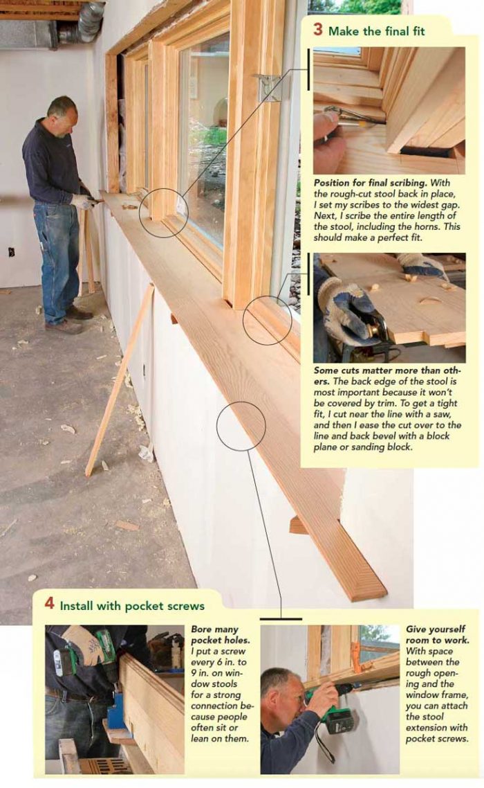 How to Trim a Basement Window Fine Homebuilding