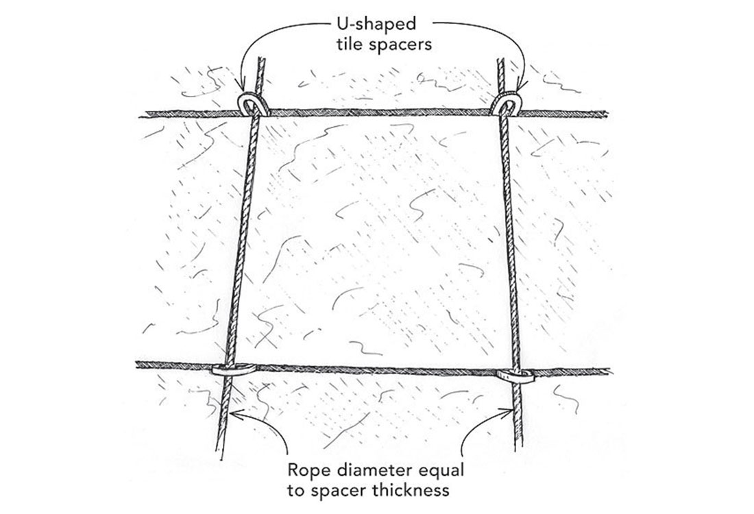 Rope Tile Spacers Fine Homebuilding Rope Tile Spacers Fine Homebuilding