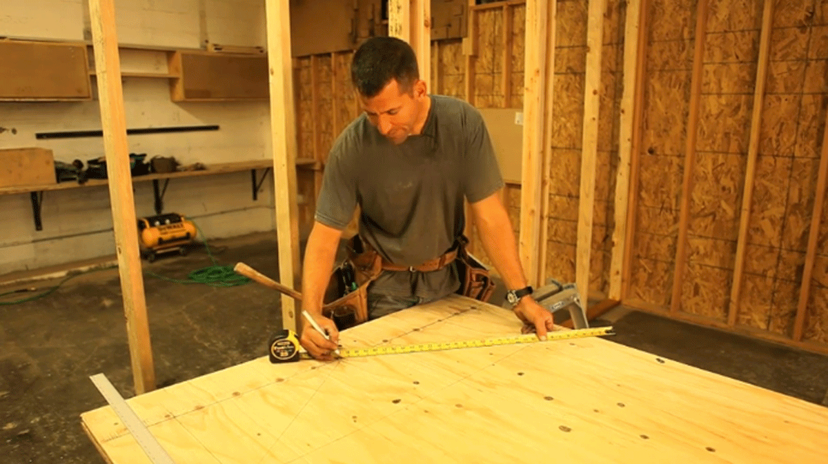 How to Draw An Arc When Framing an Arched Doorway Fine Homebuilding