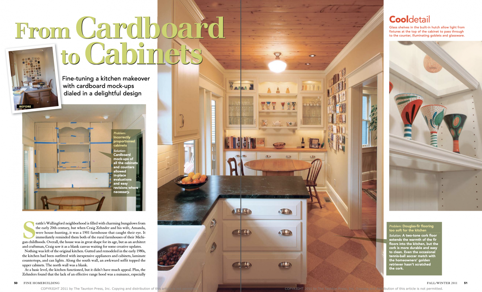 From Cardboard MockUps to Kitchen Fine Homebuilding