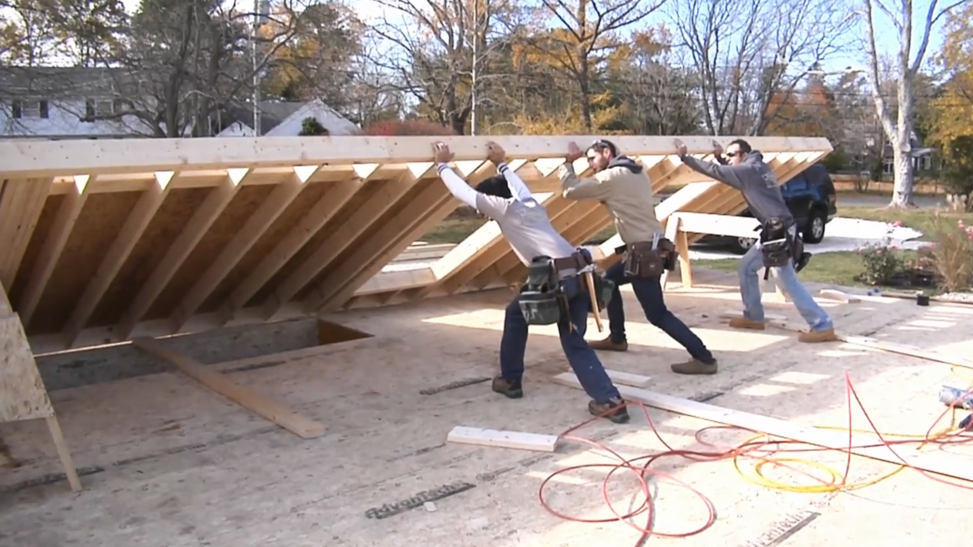 Fast and Accurate Wall Framing Episode 4 Raise and Straighten the