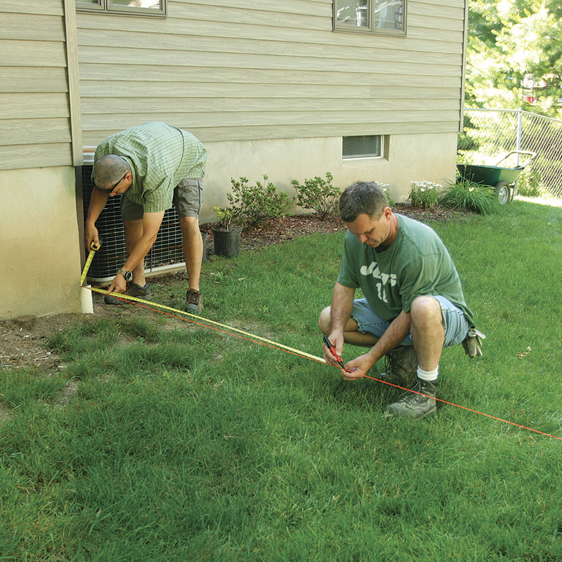 How to Lay Out Deck Footings Fine Homebuilding