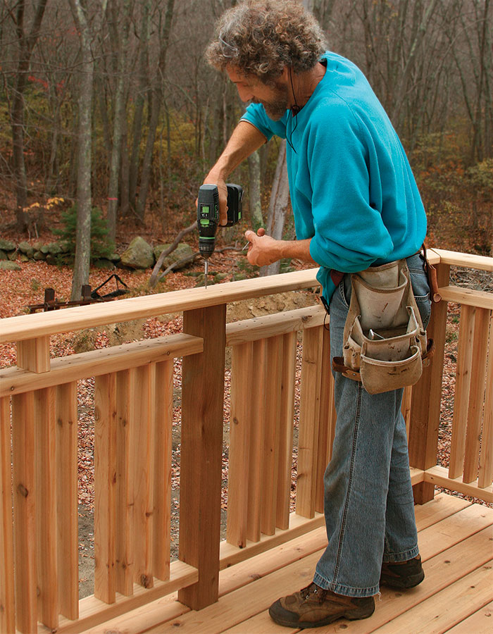 How To Attach DeckRailing Posts With FastenMaster Fine Homebuilding