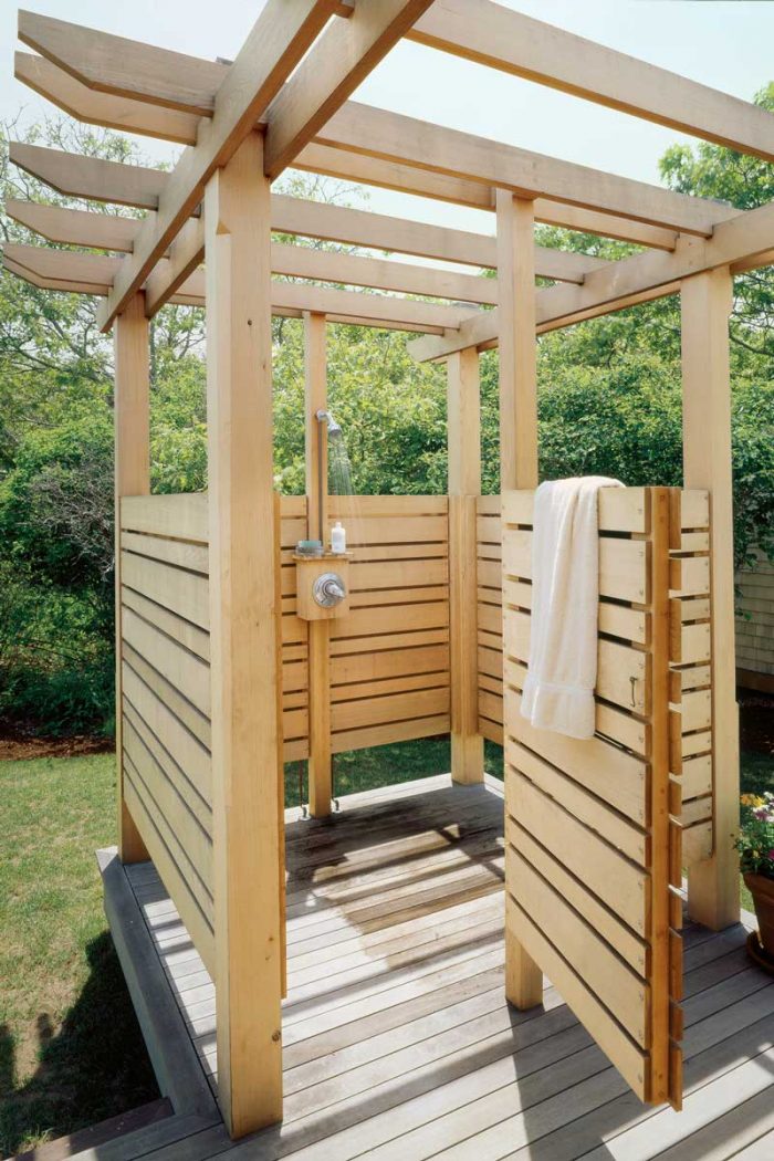Enhance Your Life With an Outdoor Shower Fine Homebuilding