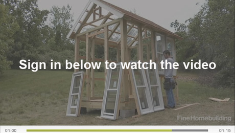 How to Install Garden-Shed Windows and Doors - Fine Homebuilding