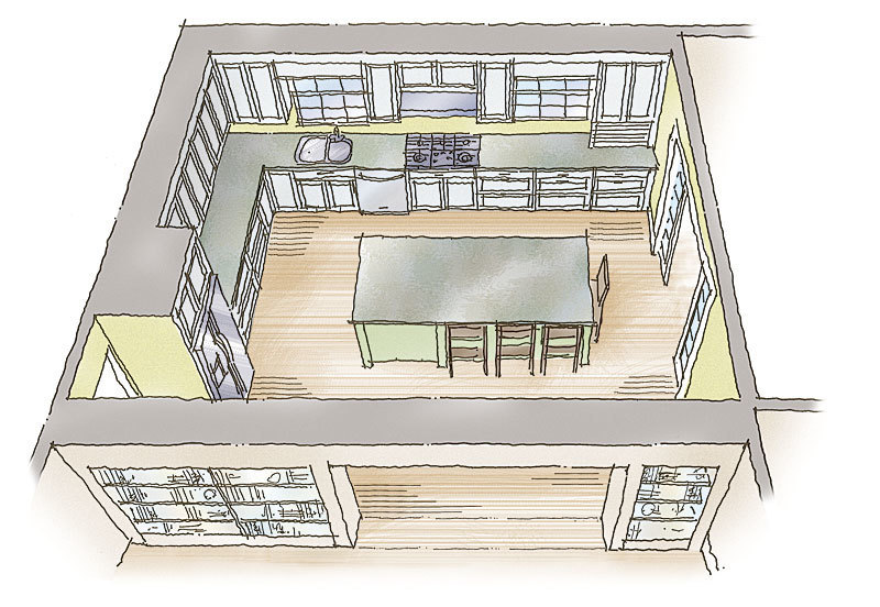 Opening Up a Kitchen Fine Homebuilding