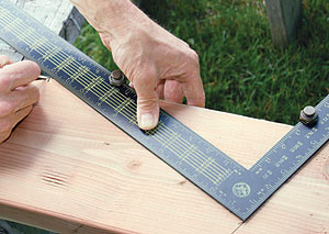 laying out a common rafter - fine homebuilding