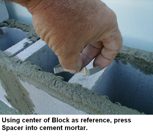 Building a Block wall using Joint Spacers Fine Homebuilding