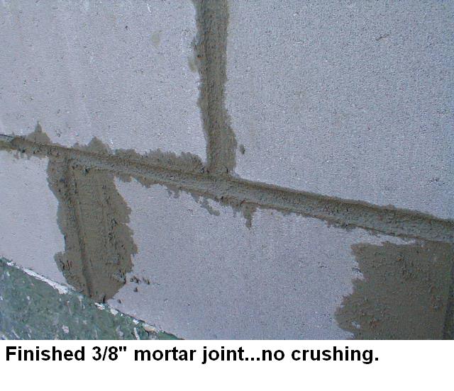 Building a Block wall using Joint Spacers Fine Homebuilding