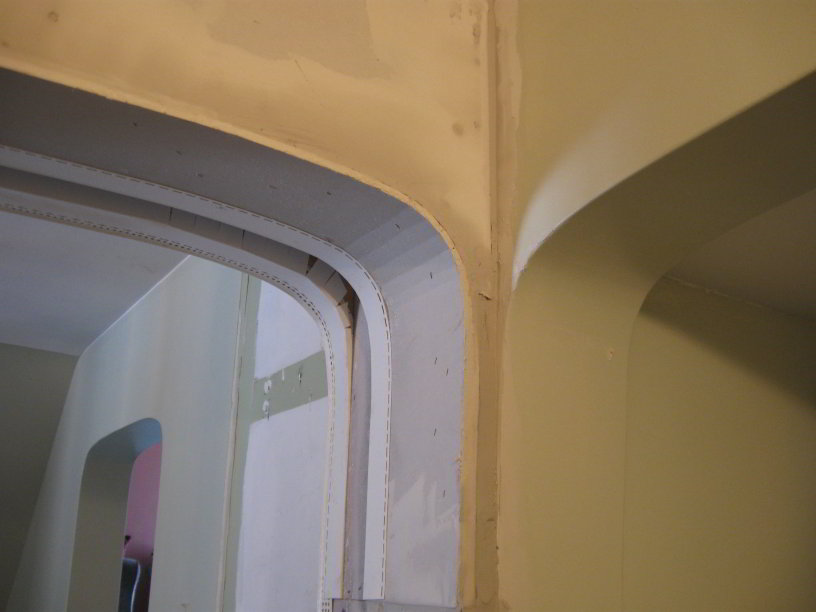 Bending Drywall and Cutting Chatter on Tight Radius Arches Fine