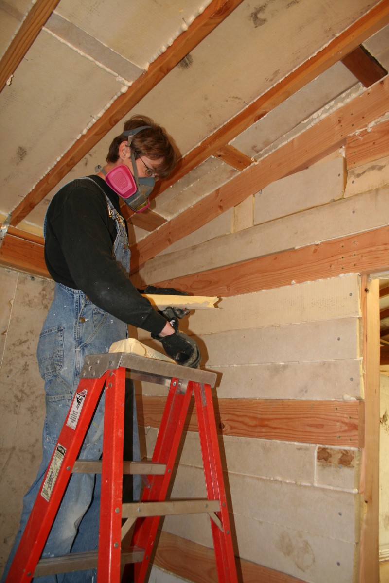 Patrick's Barn Insulating With Garbage Fine Homebuilding
