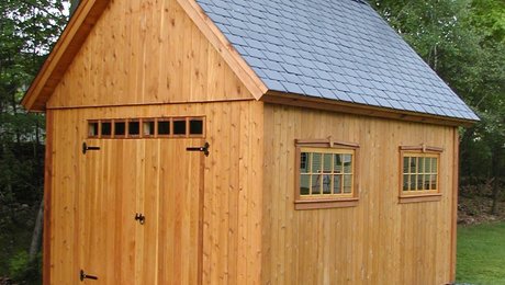 Cedar Shed for Mower - Fine Homebuilding