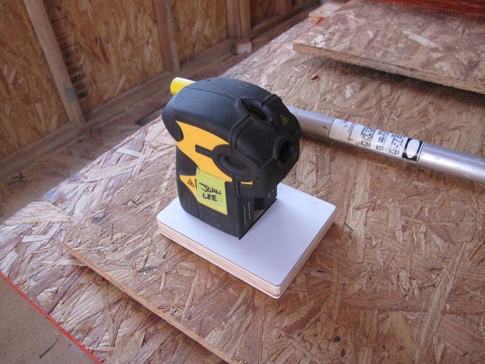 Laser Plumb Bob Helper Fine Homebuilding