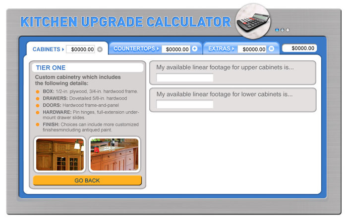 update kitchen upgrade calculator fine homebuilding