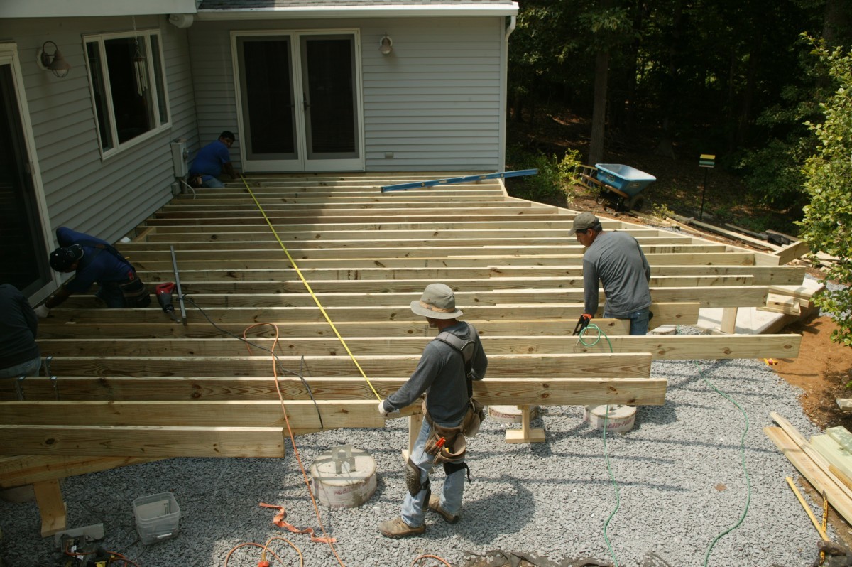 Framing a deck with a radius Fine Homebuilding