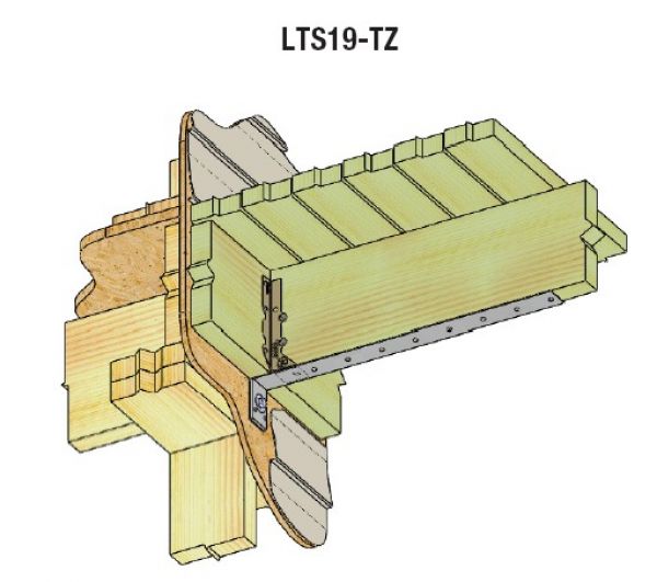 MiTek LTS19TZ Deck Lateral Load Connector Fine Homebuilding
