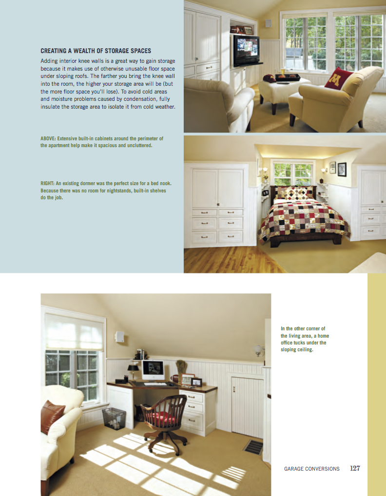 garage with living space on Garage Conversions Turning One House Into Two Homes Fine Homebuilding