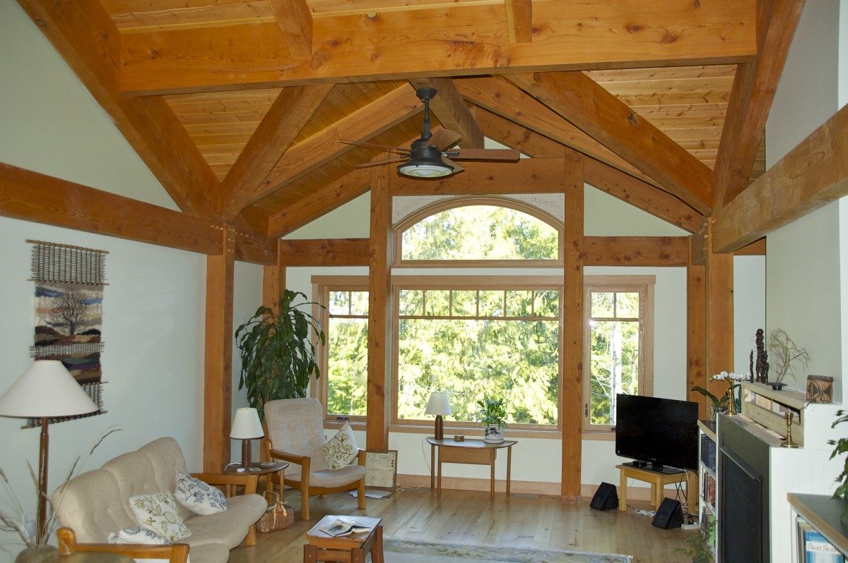 Ty Gwyrdd Vancouver Island timber frame barn Fine Homebuilding