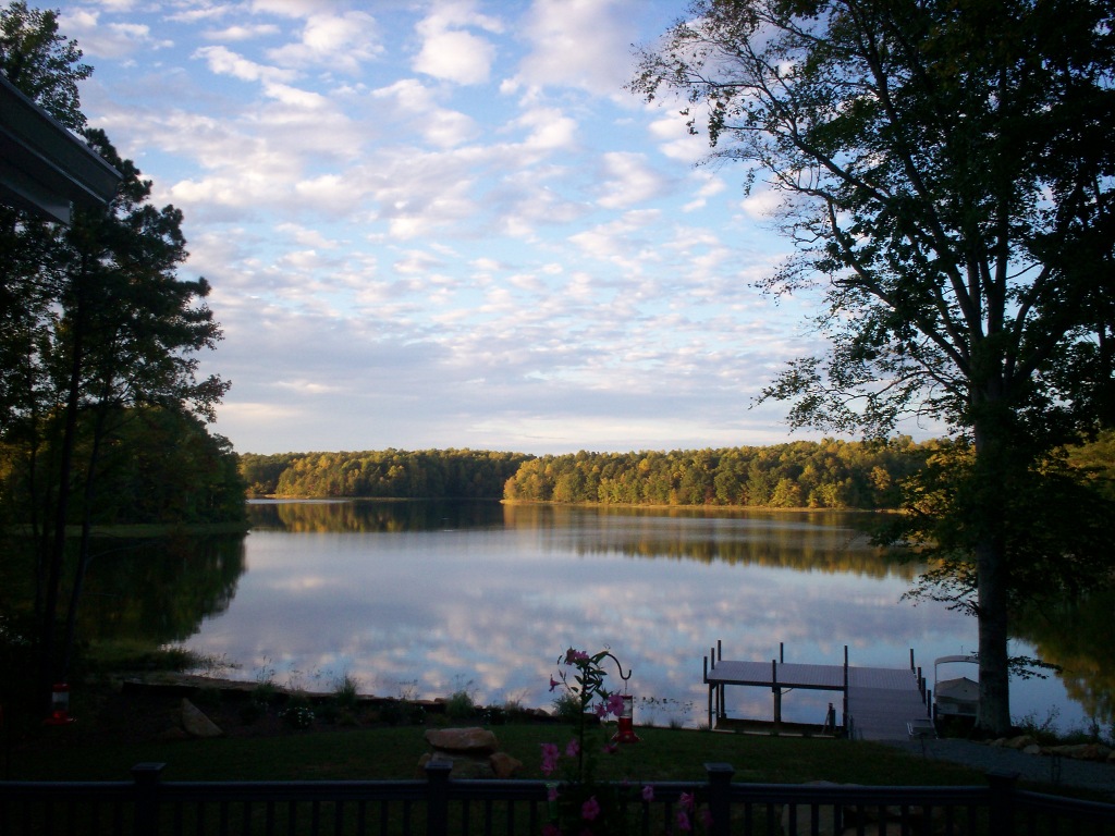 Living in retirement on the shore of Lake Chesdin A son designs a home