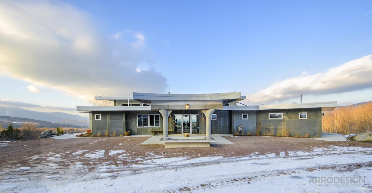 Mountain House, Prickley Mountain, Warren Vermont Fine Homebuilding