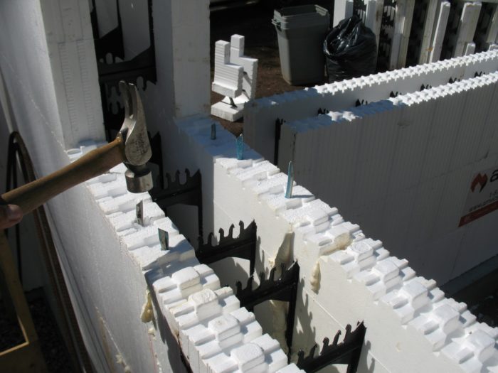 Stacking the ICF Foundation Fine Homebuilding