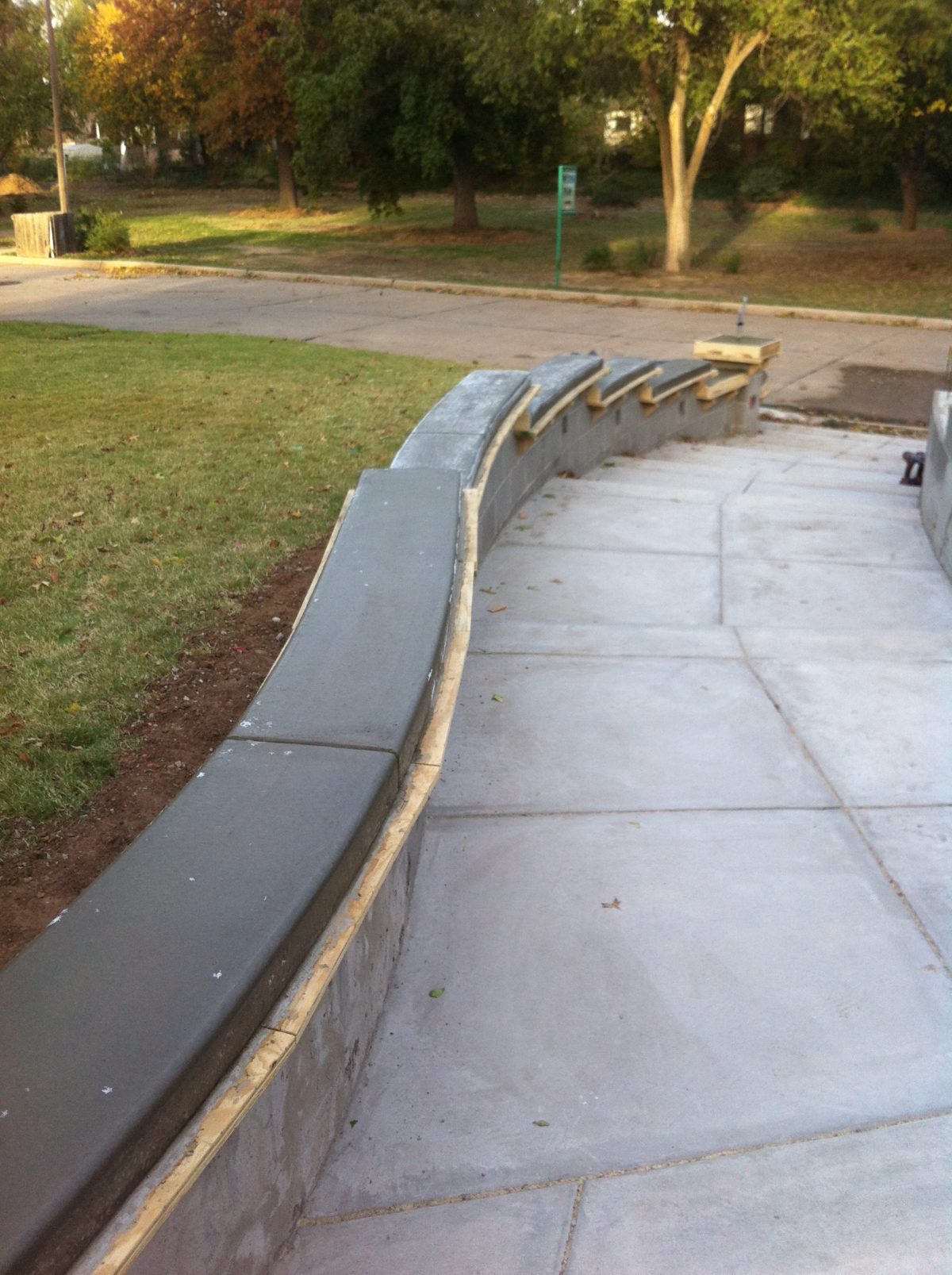 SiteBuilt Concrete Wall Caps for Masonry Walls Fine Homebuilding