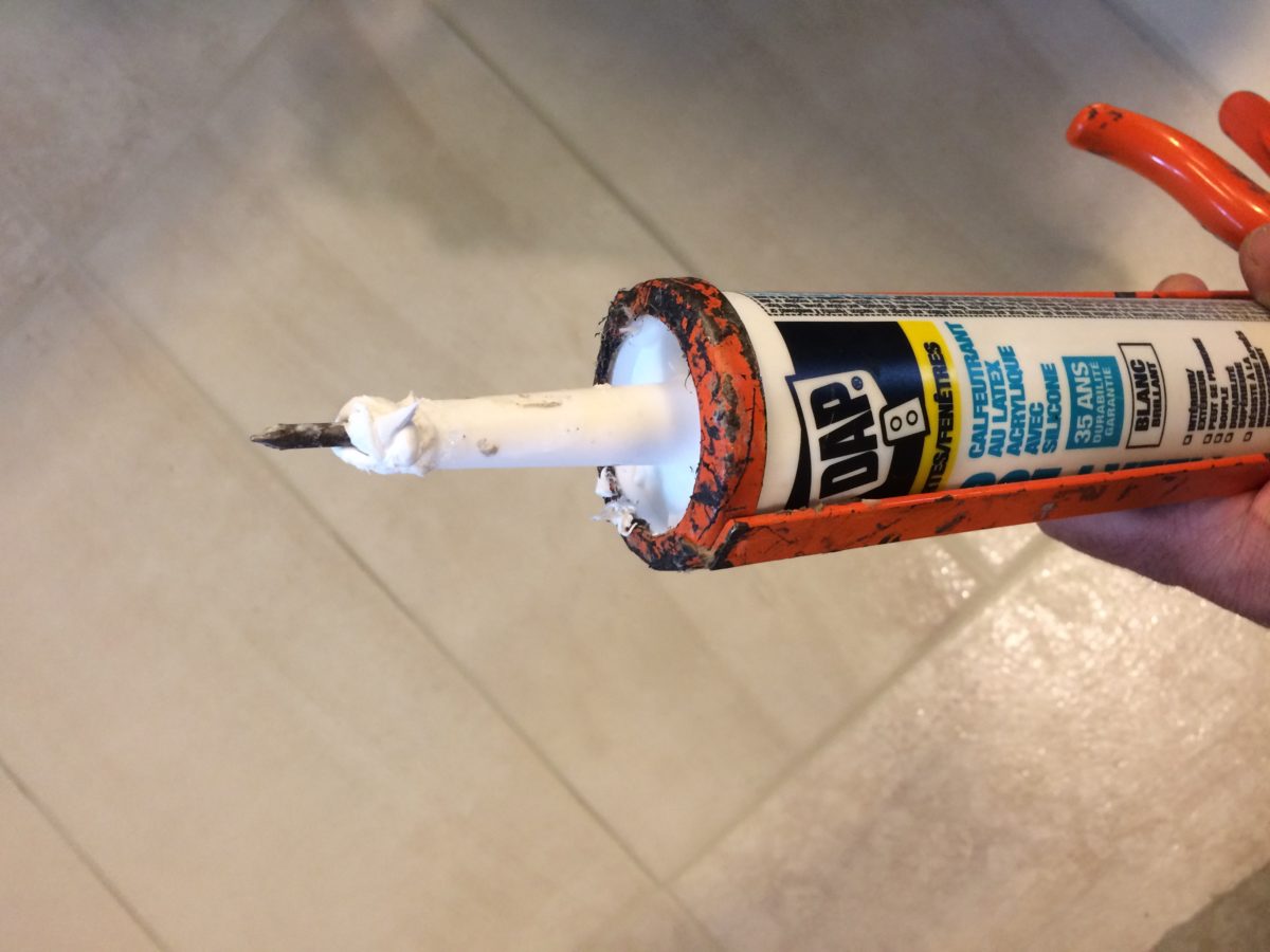 Reopening and Cleaning a Caulking Tube Nozzle Fine Homebuilding