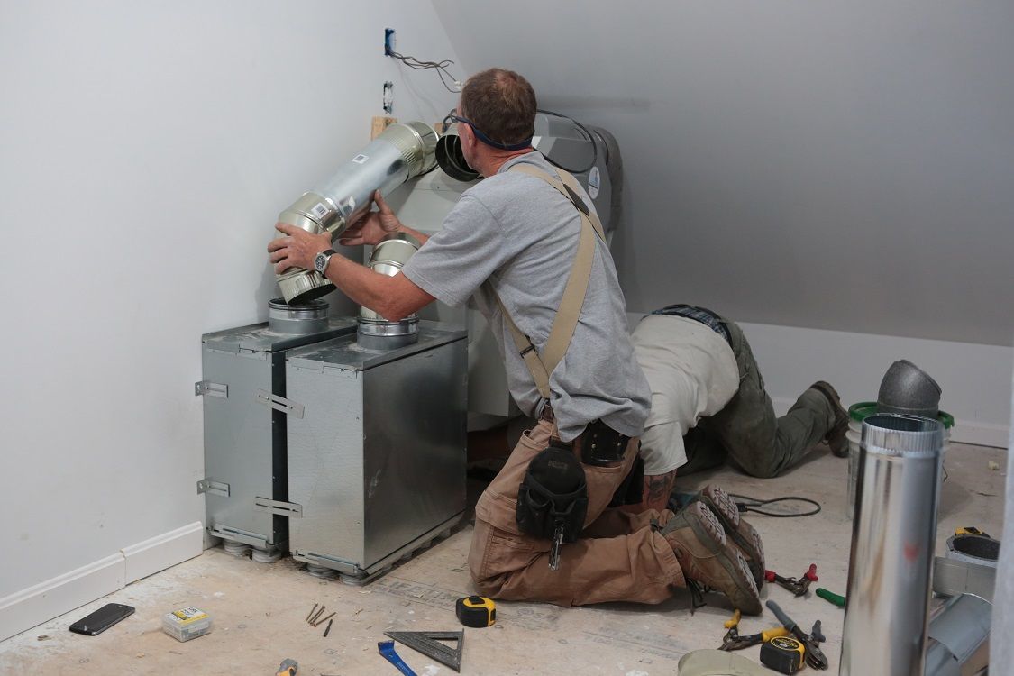 Running Ducting for an ERV Fine Homebuilding