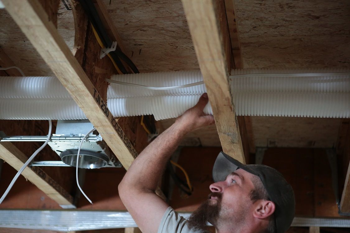 Running Ducting for an ERV Fine Homebuilding