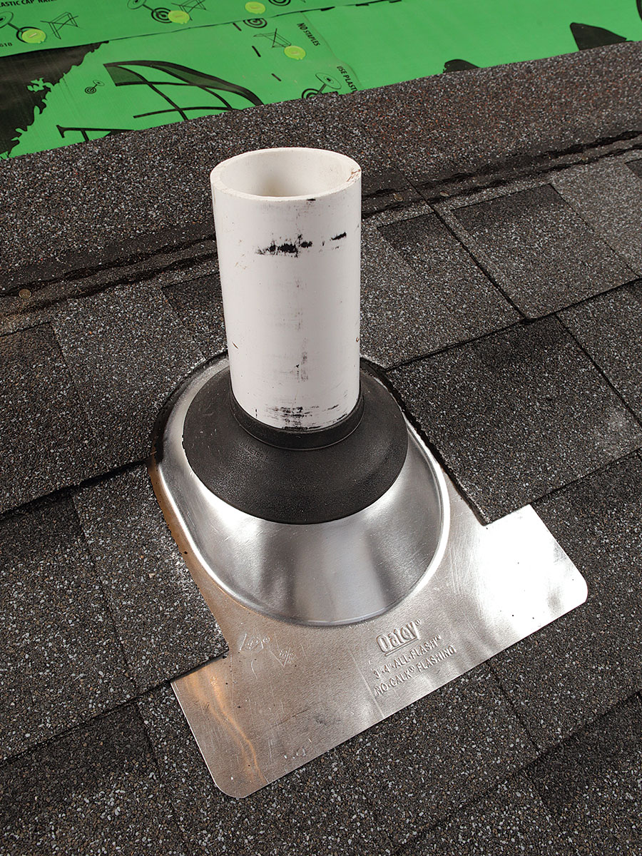 Master Flow 4 In. Lead Roof Boot No Caulk Vent Pipe Flashing-LRF4 - The