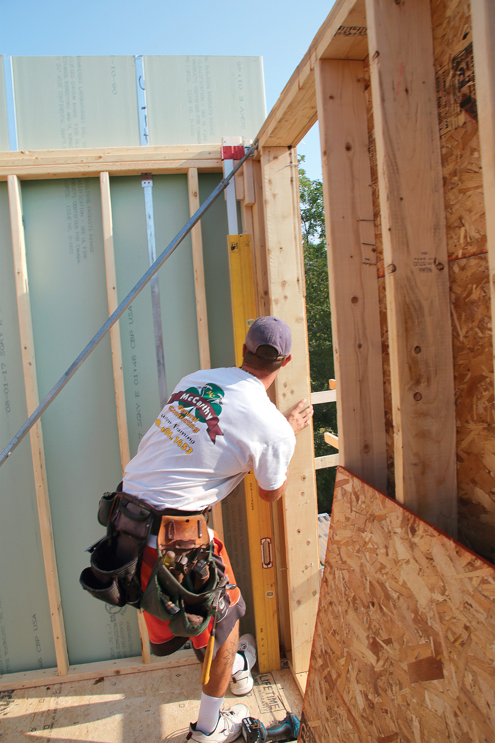 How to Frame Walls Plumb and Straight Fine Homebuilding